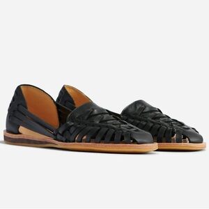 Nisolo Black Huarache Sandal